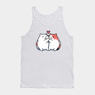 cute cat cartoon kawaii Tank Top